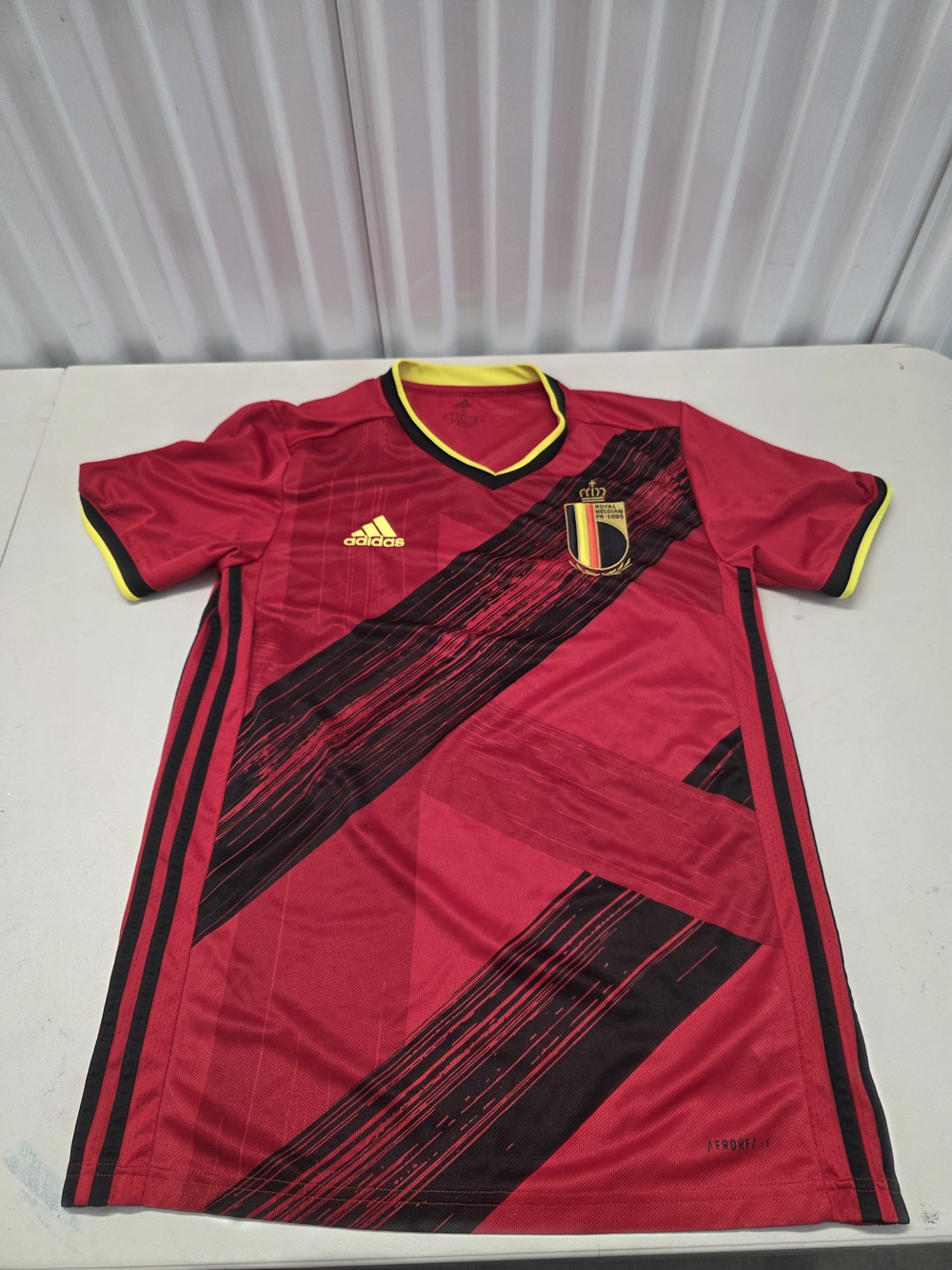 Belgium National Team Adidas 2021 Football Shirt Soccer Jersey Red Size S Small
